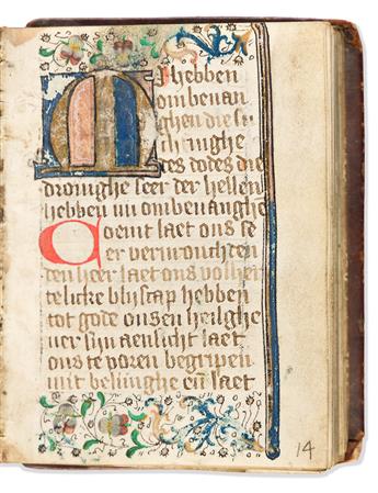 Flemish Book of Hours, Use of Utrecht. Manuscript on Parchment.